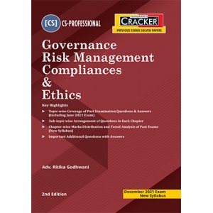 Taxmann's Governance Risk Management Compliances & Ethics Cracker for CS Professional December 2021 Exam [New Syllabus] by Adv. Ritika Godhwani